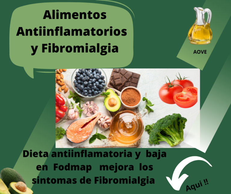 Alimentos Antiinflamatorios y Fibromialgia